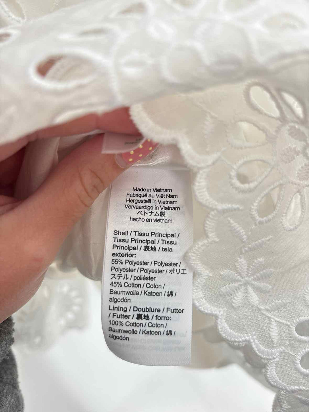 Size 8 J Crew White Dress