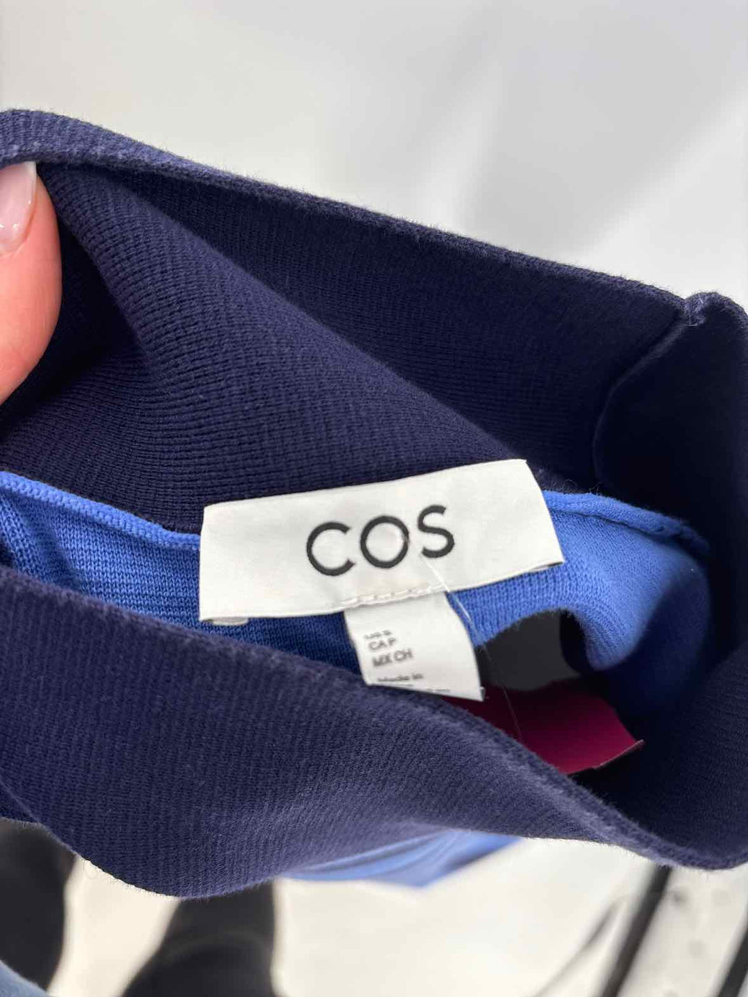Size S COS Navy Sweater