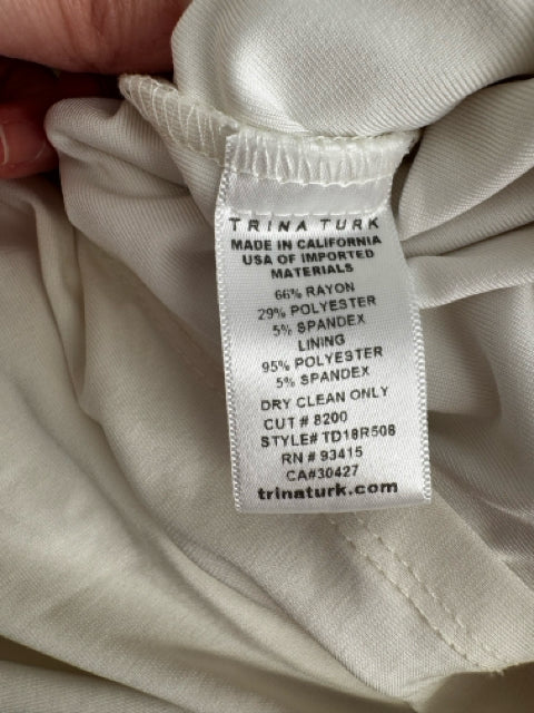 Size S TRINA TURK White Dress