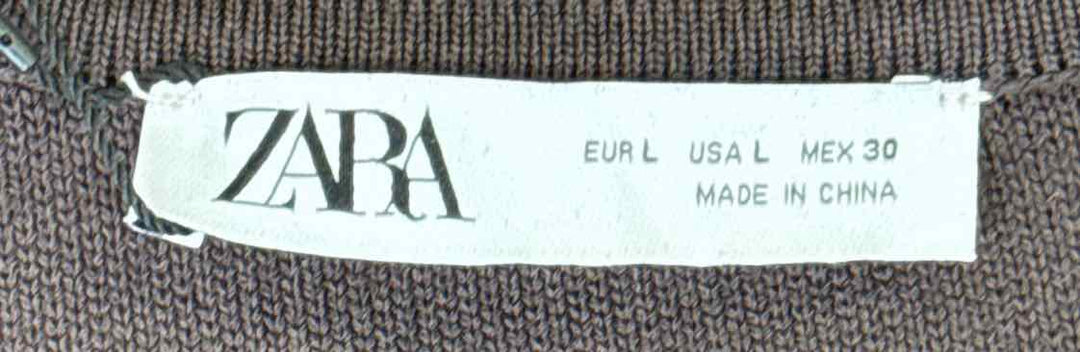 Size L ZARA Brown Sweater