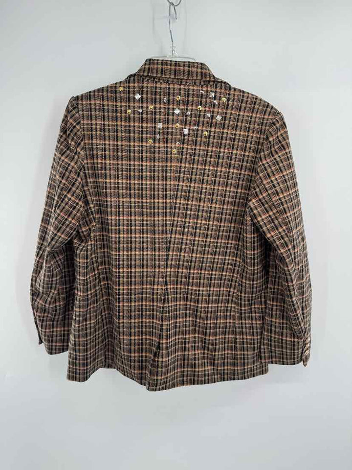 Size S Tan Tweed Jacket