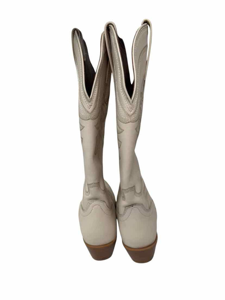 Shoe Size 7 Beige Boots