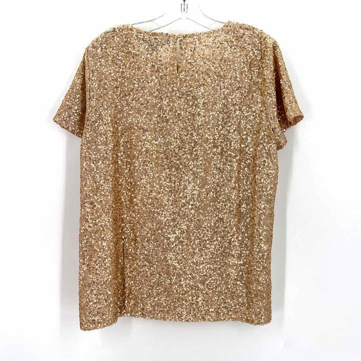 Size 12 FRENCH CONNECTION Gold Shirt