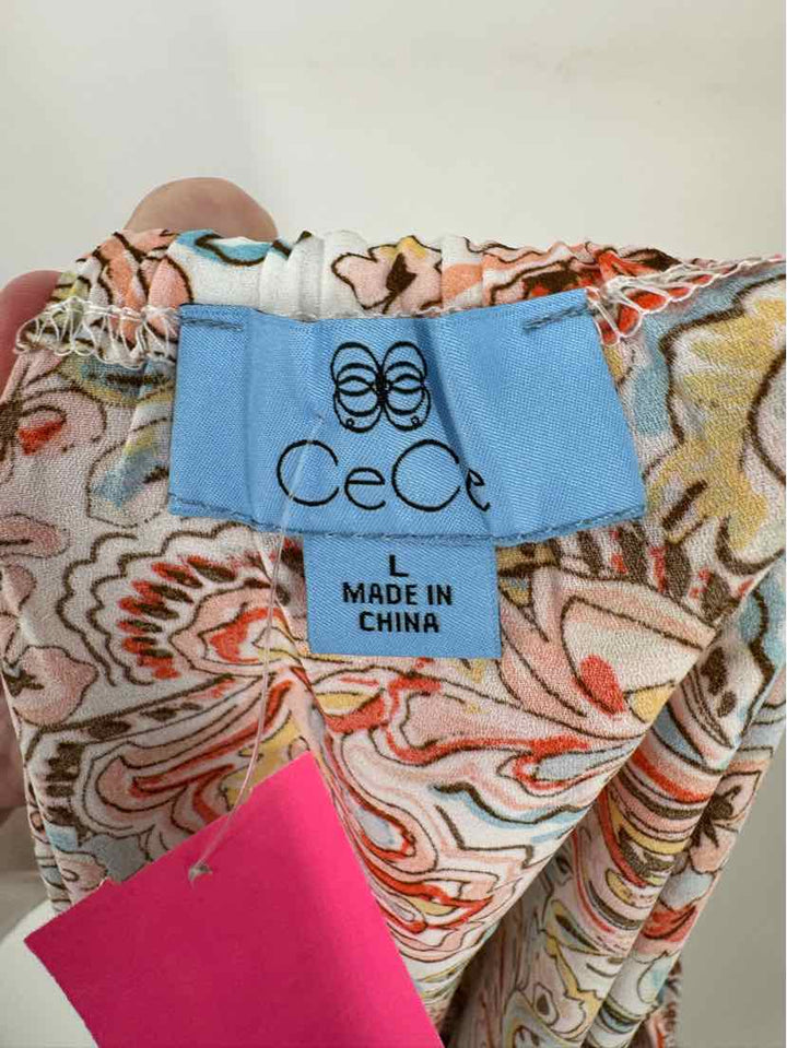 Size L CECE Multi-Color Shirt