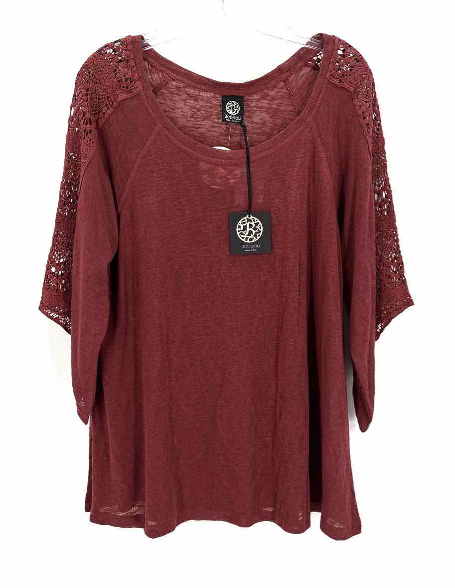 Size XL BOBEAU Rust Shirt