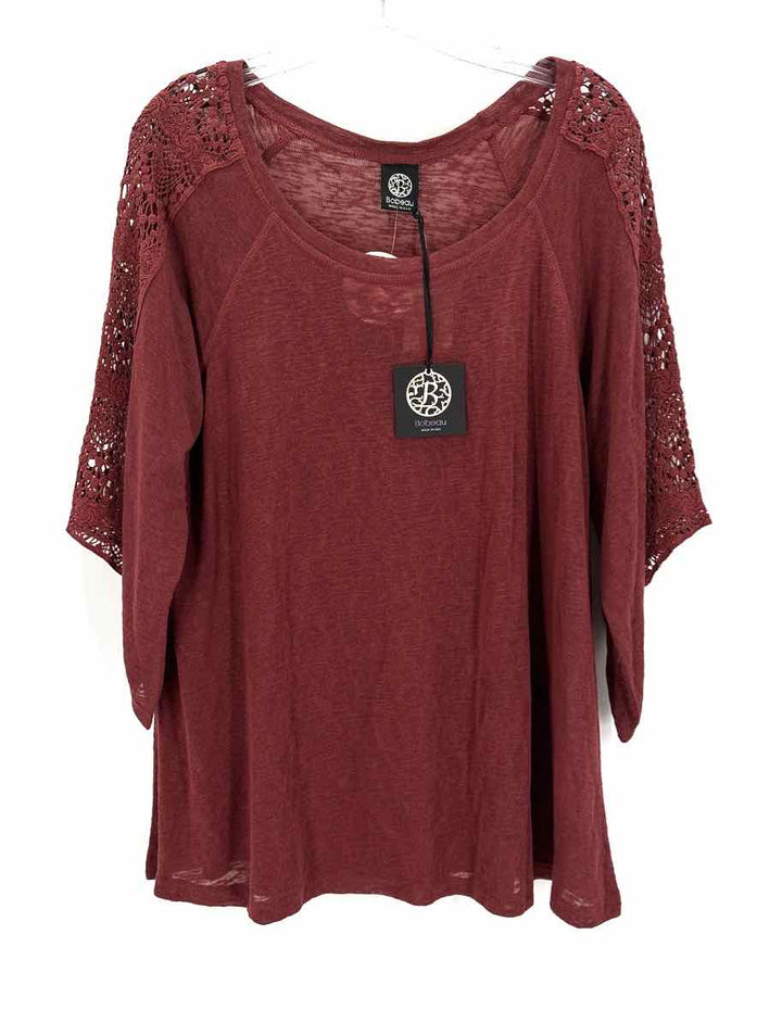 Size XL BOBEAU Rust Shirt