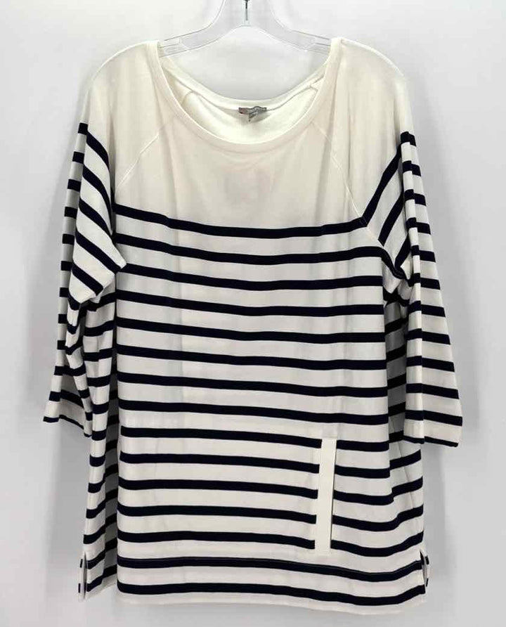 Size 1X Talbots Cream Shirt