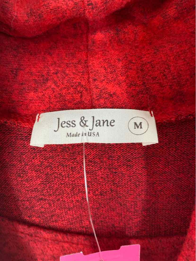 Size M JESS & JANE Red Sweater