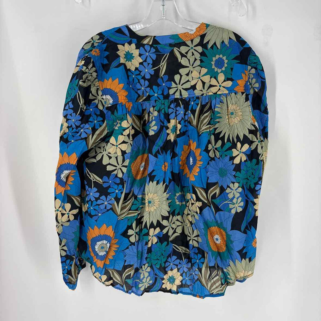 Size L Rails Blue Print Shirt