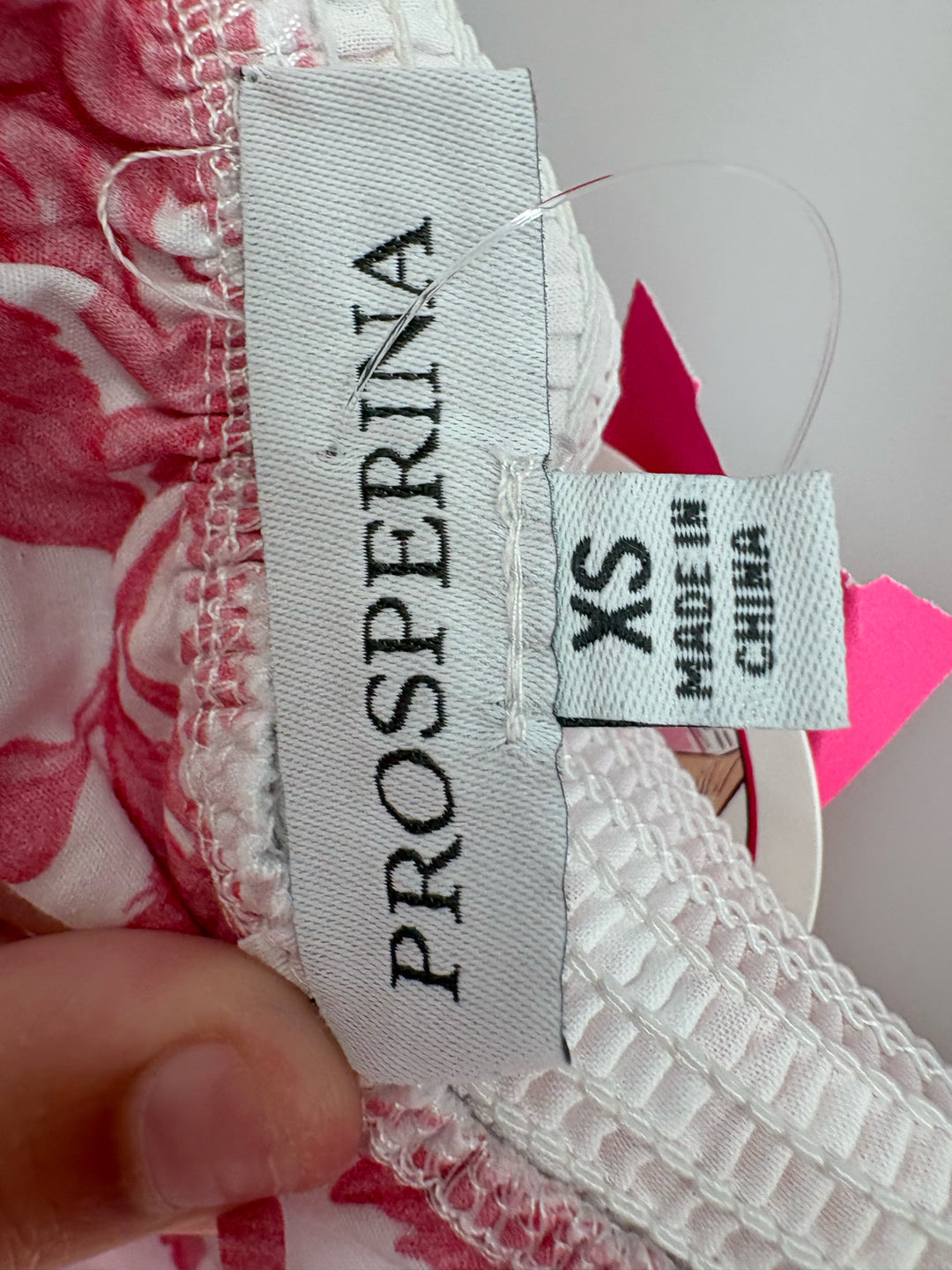 Size XS PINK PRINT Dress