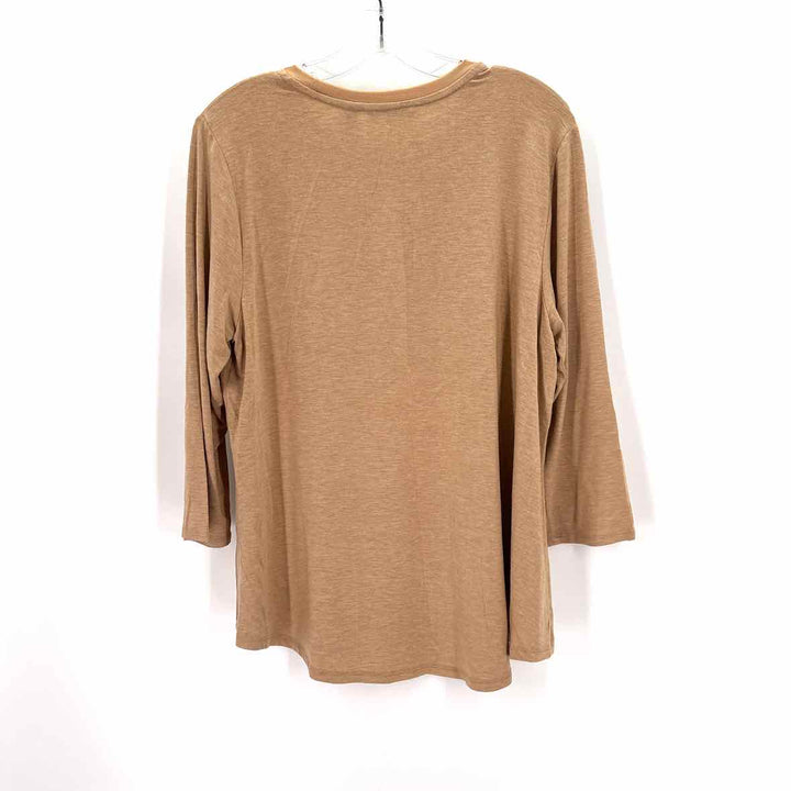 Size L HALSTON Camel Shirt