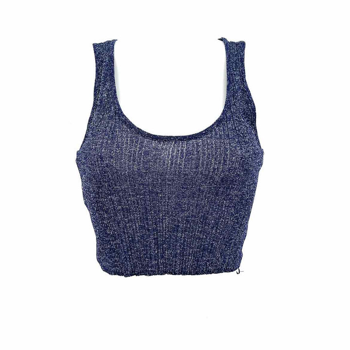 Size XS HOUSE OF HARLOW Navy Knit Shirt