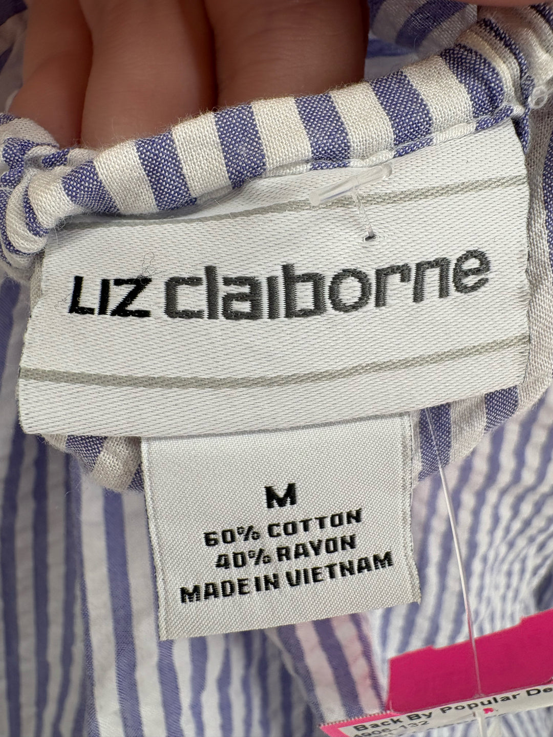 Size M LIZ CLAIBORNE Purple Shirt