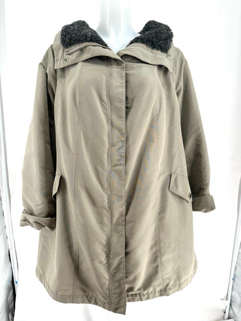 Size 18 MARINA RINALDI Beige Jacket