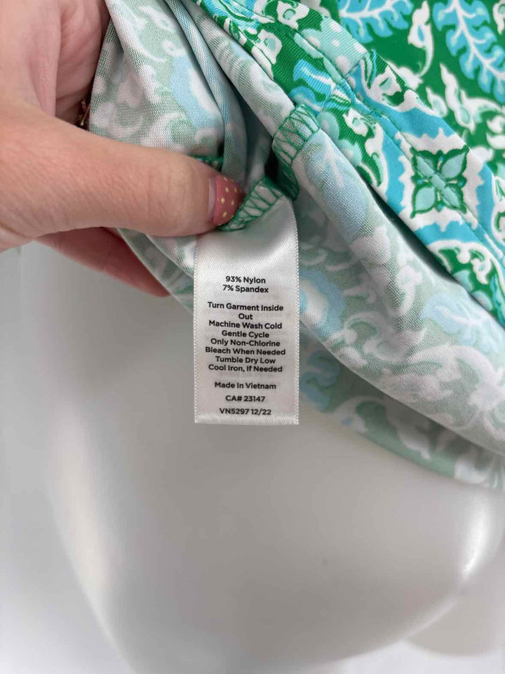 Size XS Talbots Blue Print Dress