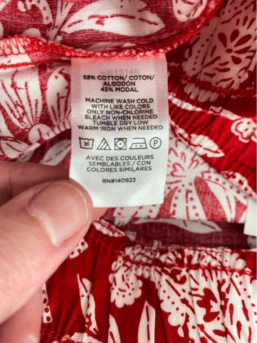 Size L Ann Taylor Red Skirt