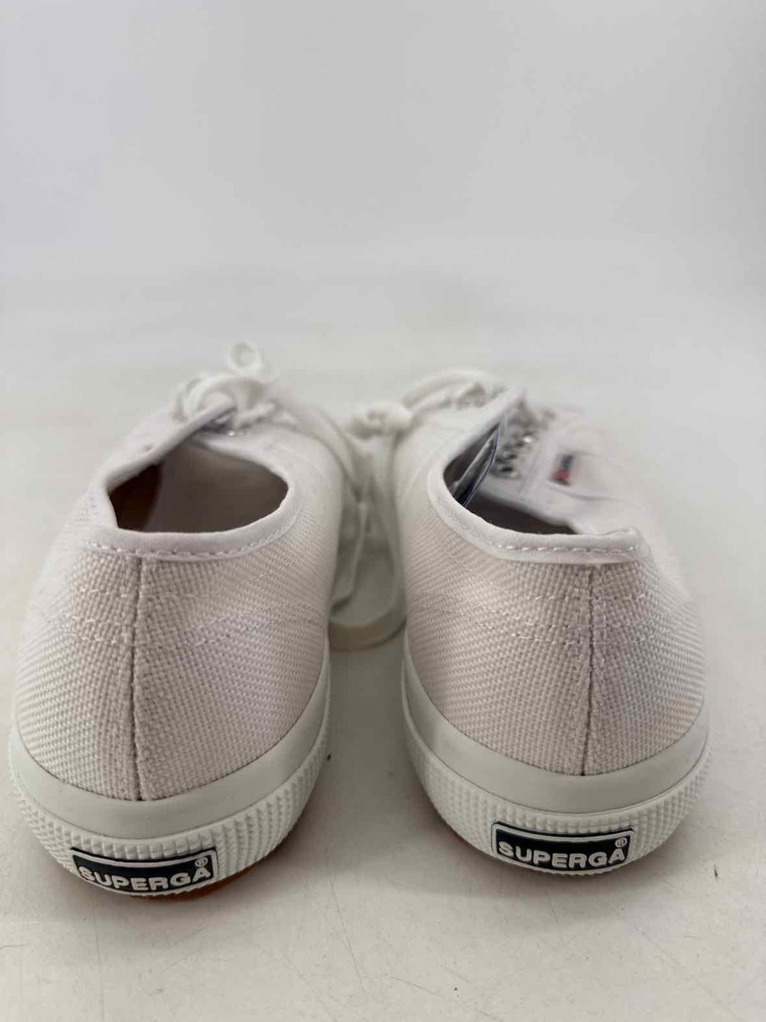 Shoe Size 9 SUPER GA White Canvas Sneakers