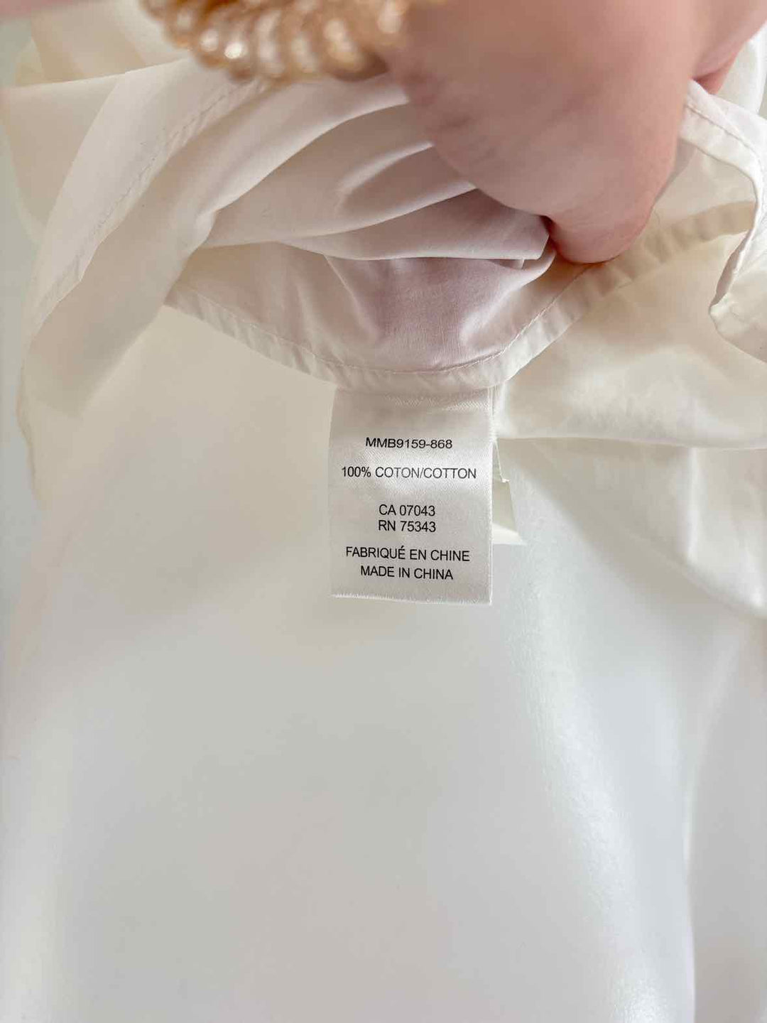 Size XS White Shirt