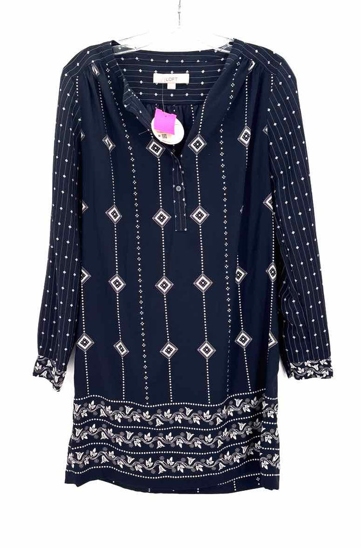 Size XS LOFT Navy Dress