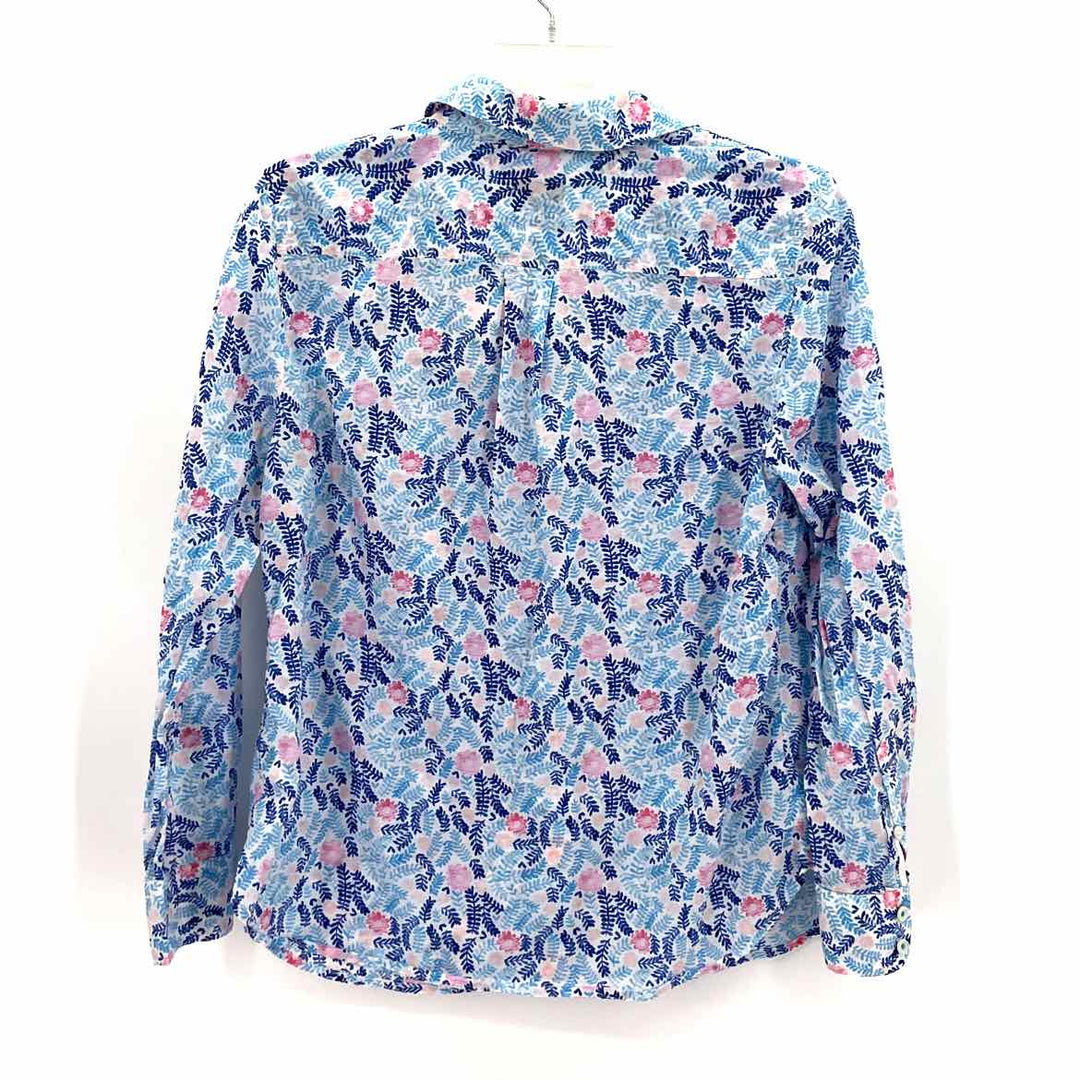 Size M Talbots Blue Print Shirt
