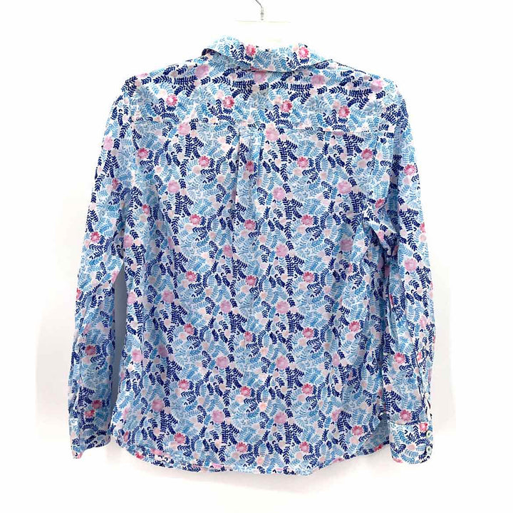 Size M Talbots Blue Print Shirt