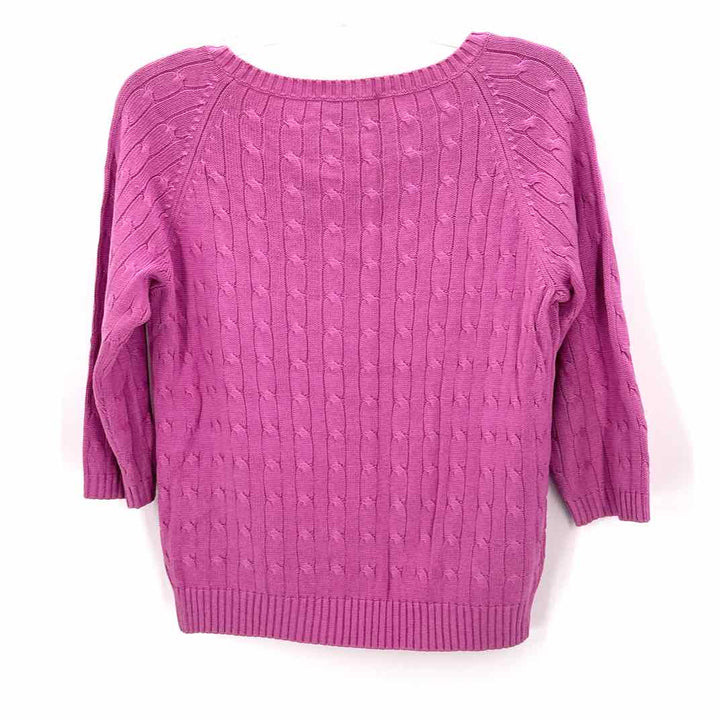Size M Ann Taylor Pink Knit Sweater
