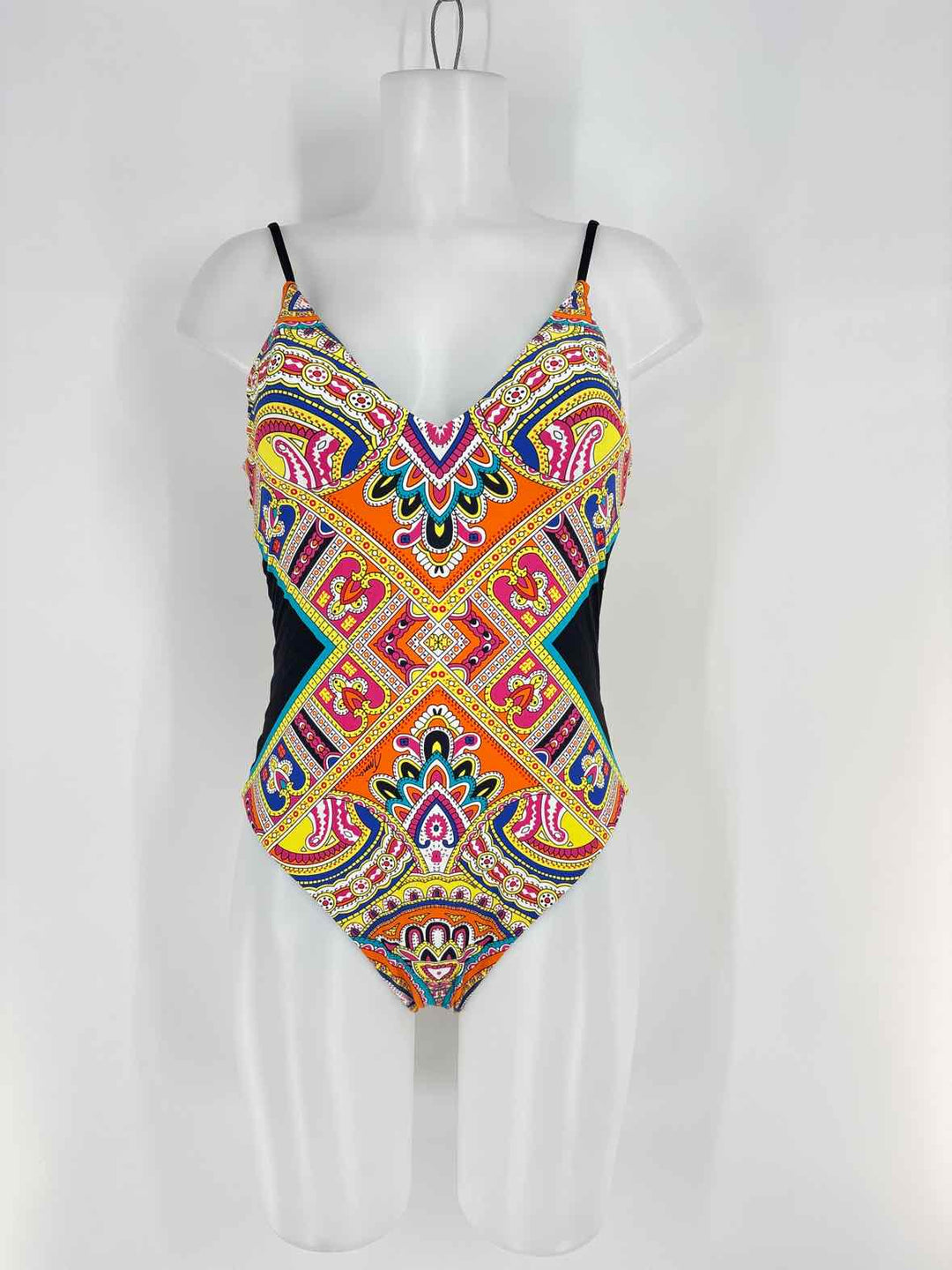 Size 8 TRINA TURK Multi-Color Swimsuit