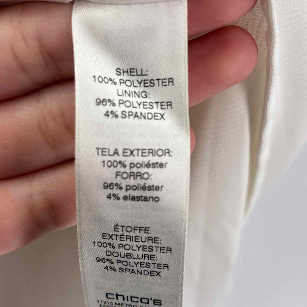 Size M Chico's Ivory Shirt
