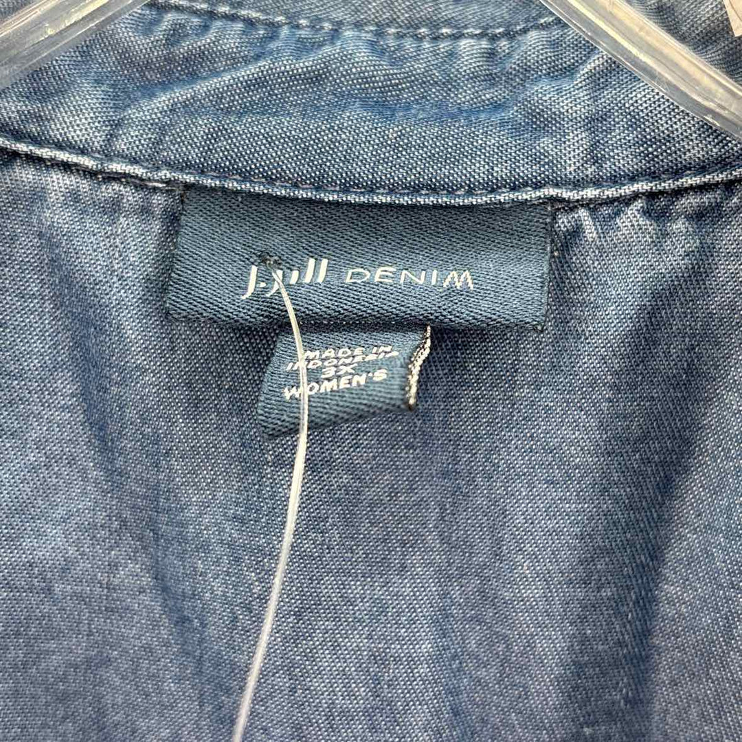 Size 3X J JILL Denim Shirt