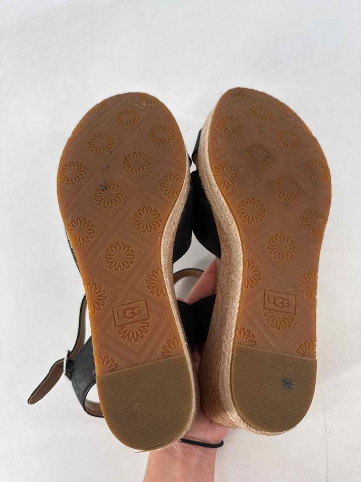 Shoe Size 9.5 Ugg Black Sandals