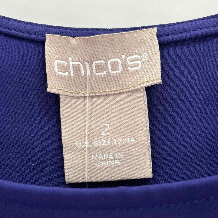 Size L Chico's Purple Shirt