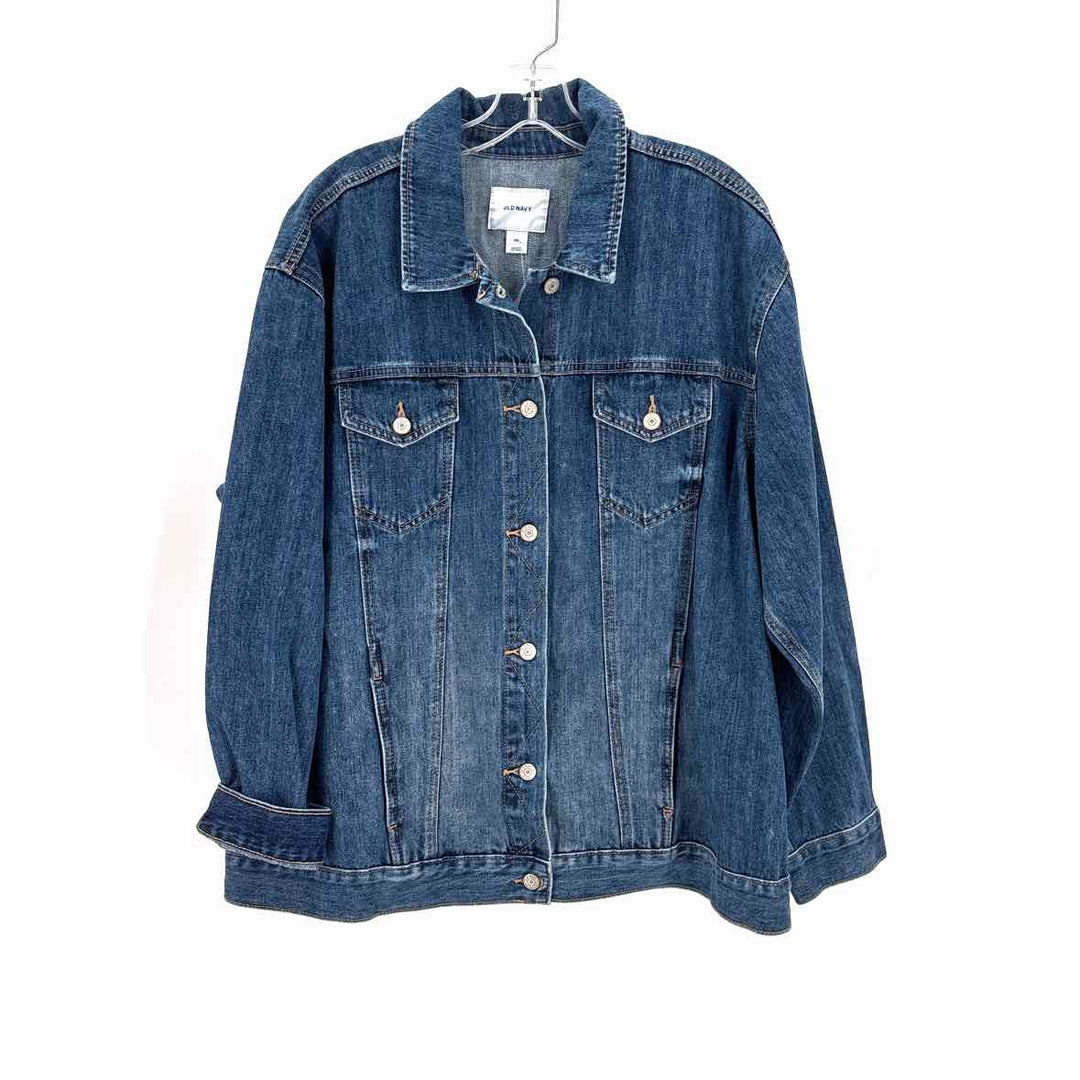 Size XXL Old Navy Navy Denim Jacket