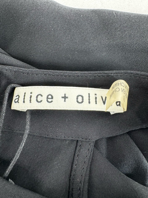 Size L Alice + Olivia Black Shirt