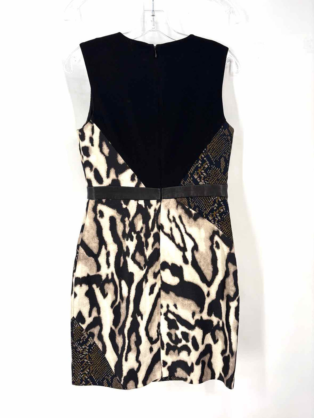 Size 4 DIANE VON FURSTENBERG Brown Print Dress