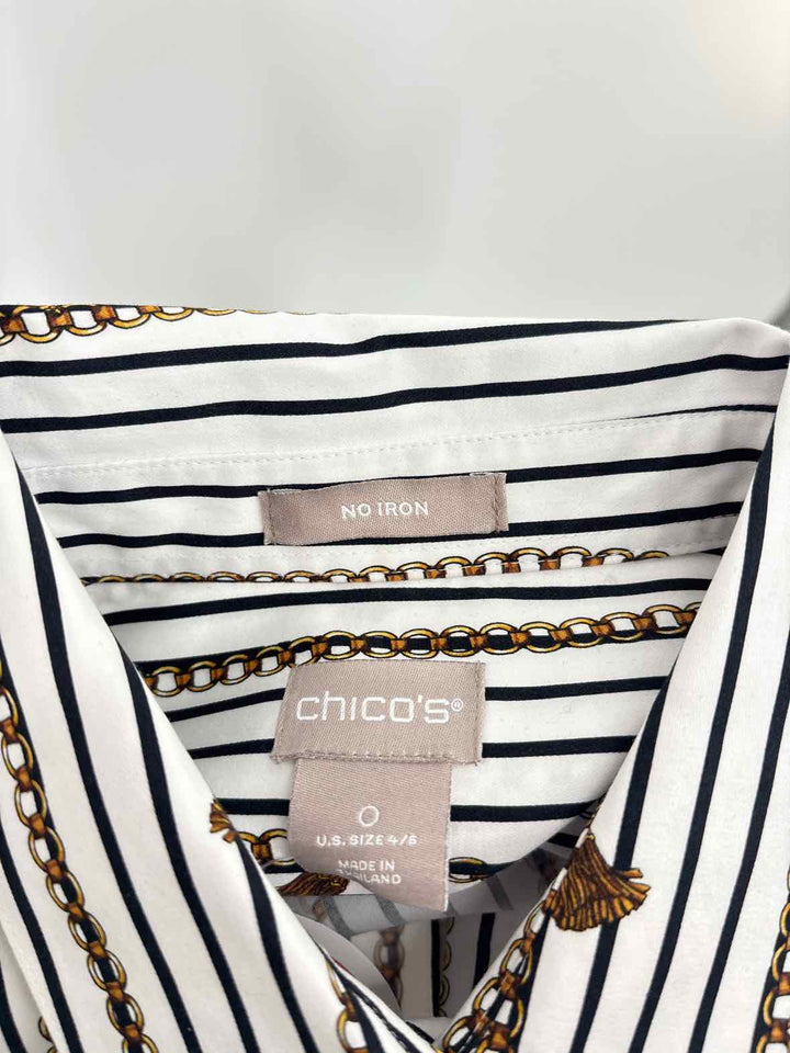 Size S Chico's Black Shirt