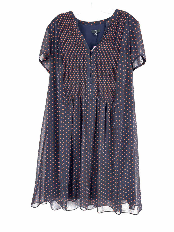 Size 18 MSK Navy Print Dress