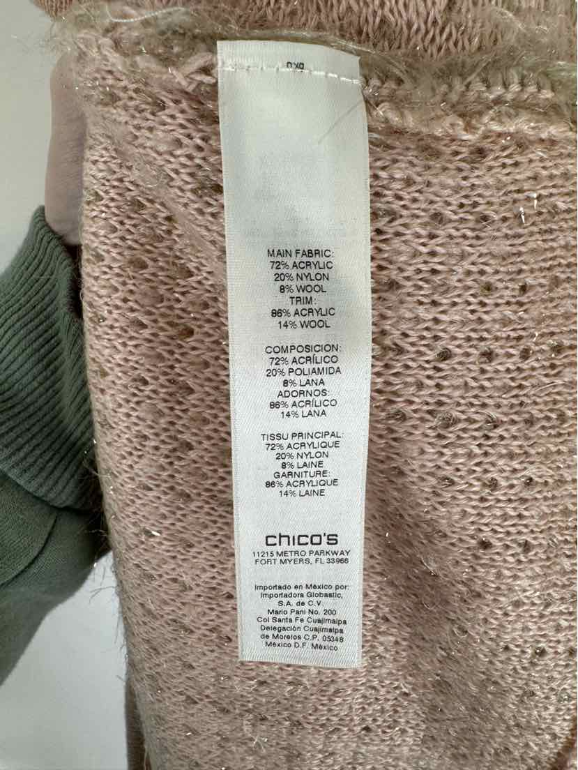Size L Chico's Pink Sweater