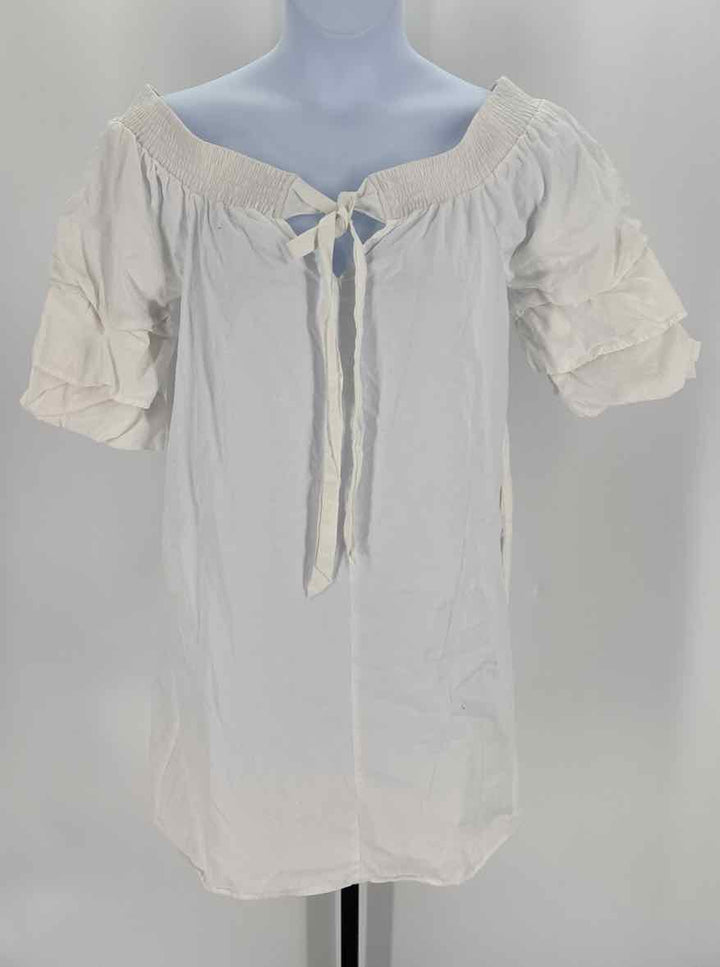 Size L VELVET HEART White Dress