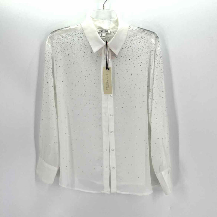 Size L RACHEL ZOE White Shirt