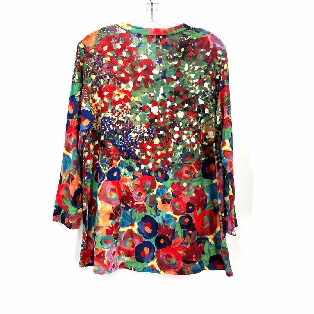Size L JESS & JANE Multi-Color Shirt