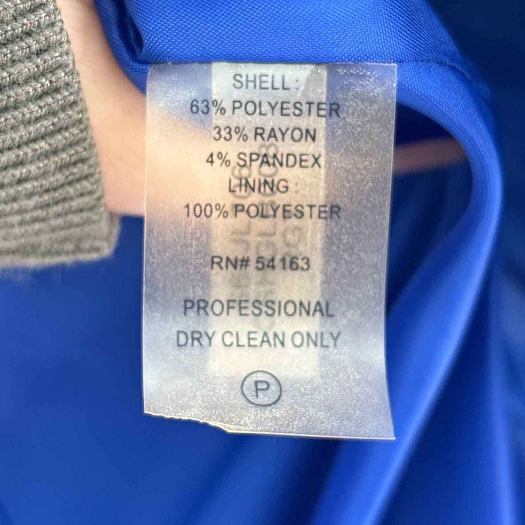 Size 4 Calvin Klein Royal Blue Jacket