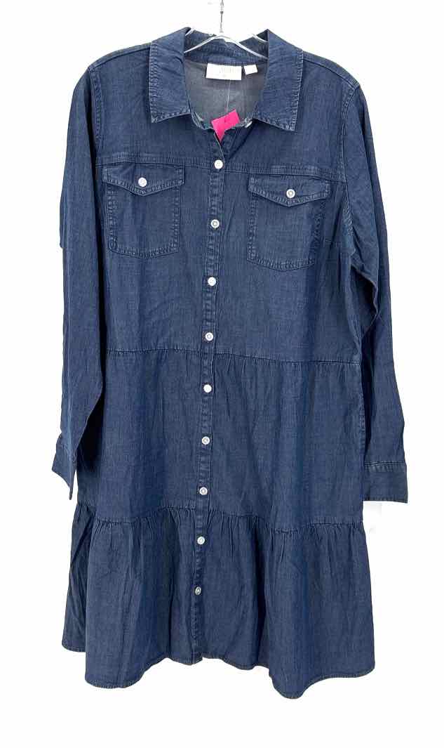Size M Navy Chambray Jeans