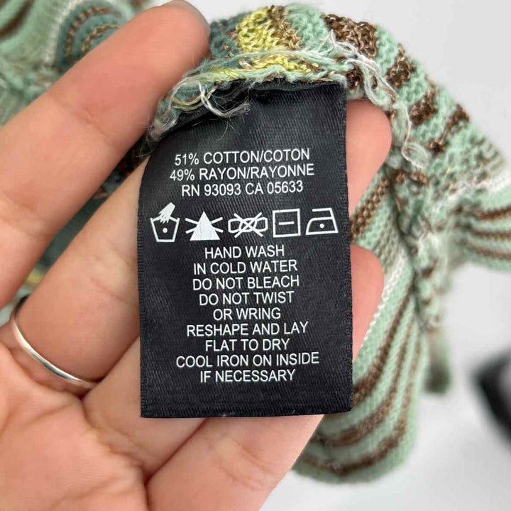 Size M NIC + ZOE Green Cardigan