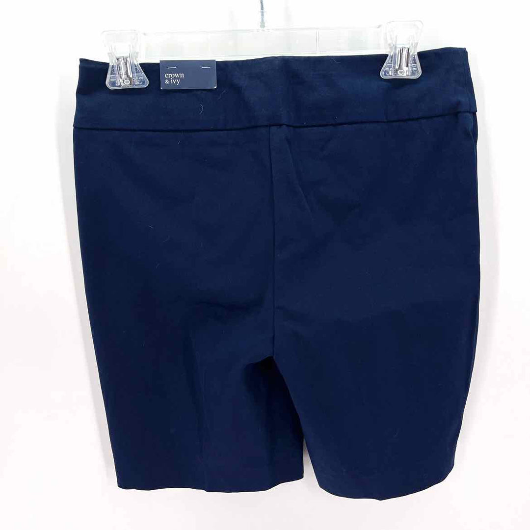 Size 8 CROWN & IVY Navy Shorts