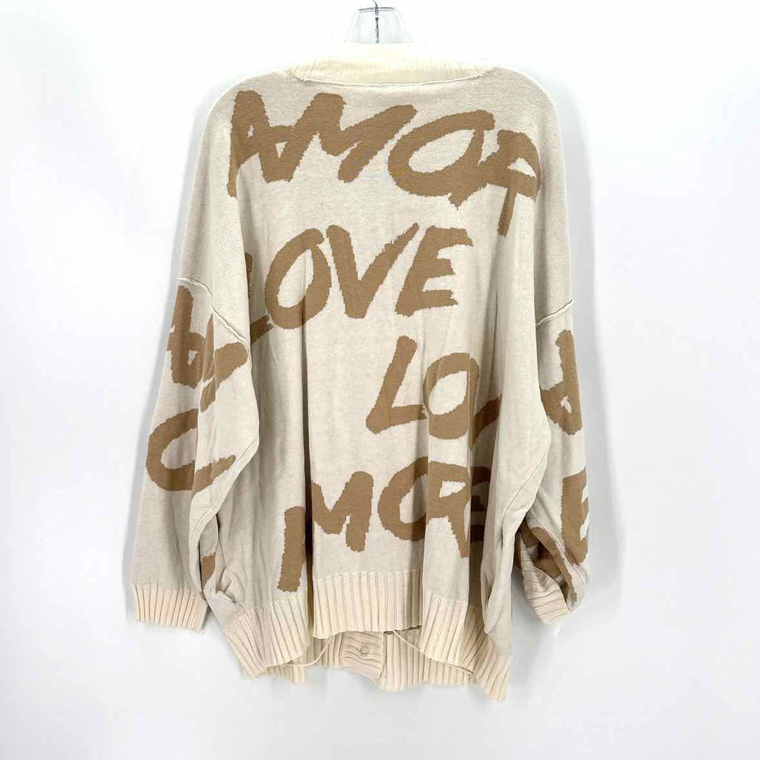 Size 2X Ivory Sweater