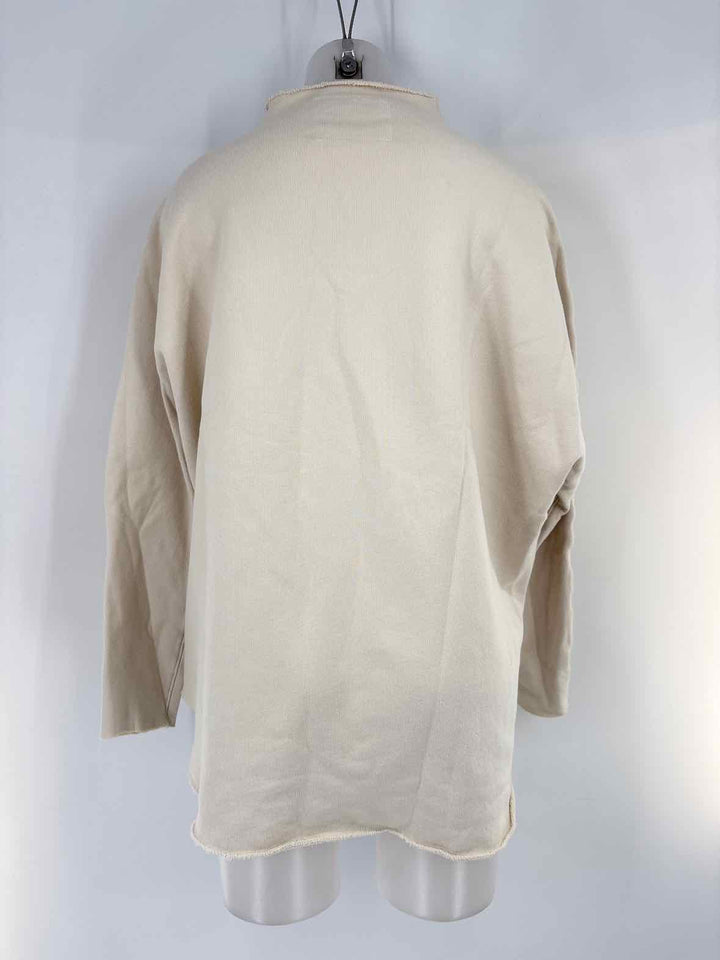 Size L FRANK & EILEEN Cream Sweater