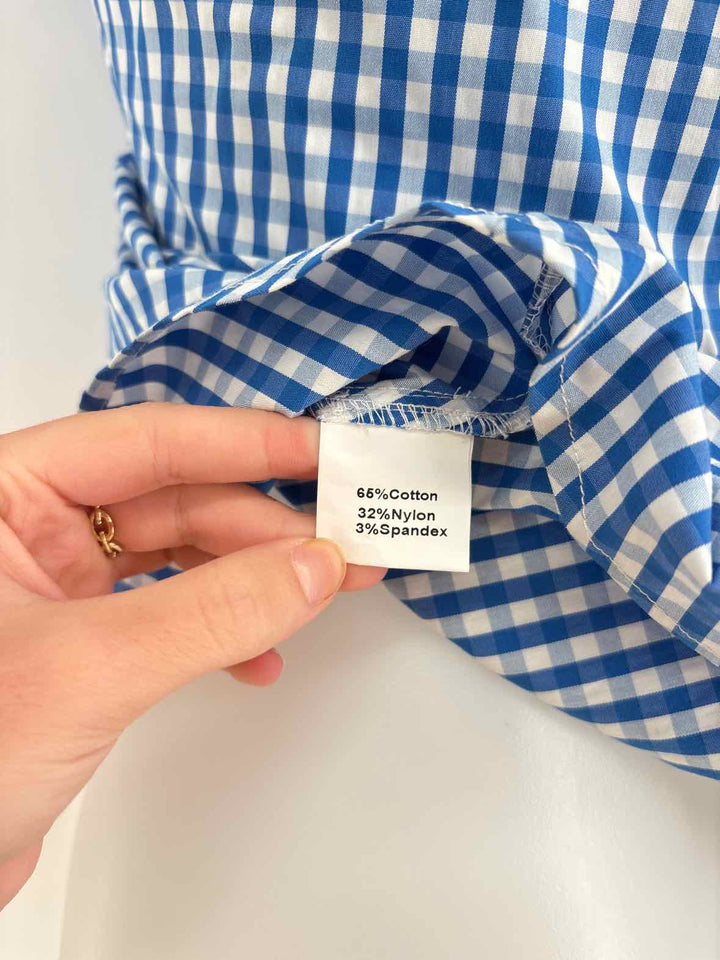 Size M Blue Print Dress