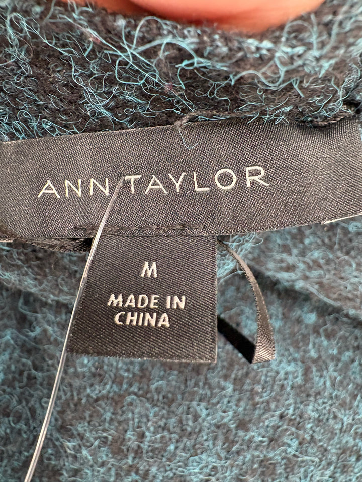 Size M Ann Taylor Blue Cardigan