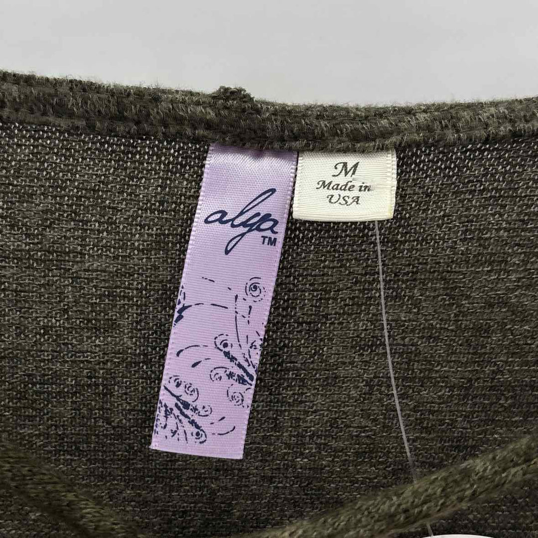 Size M ALYA Olive Sweater