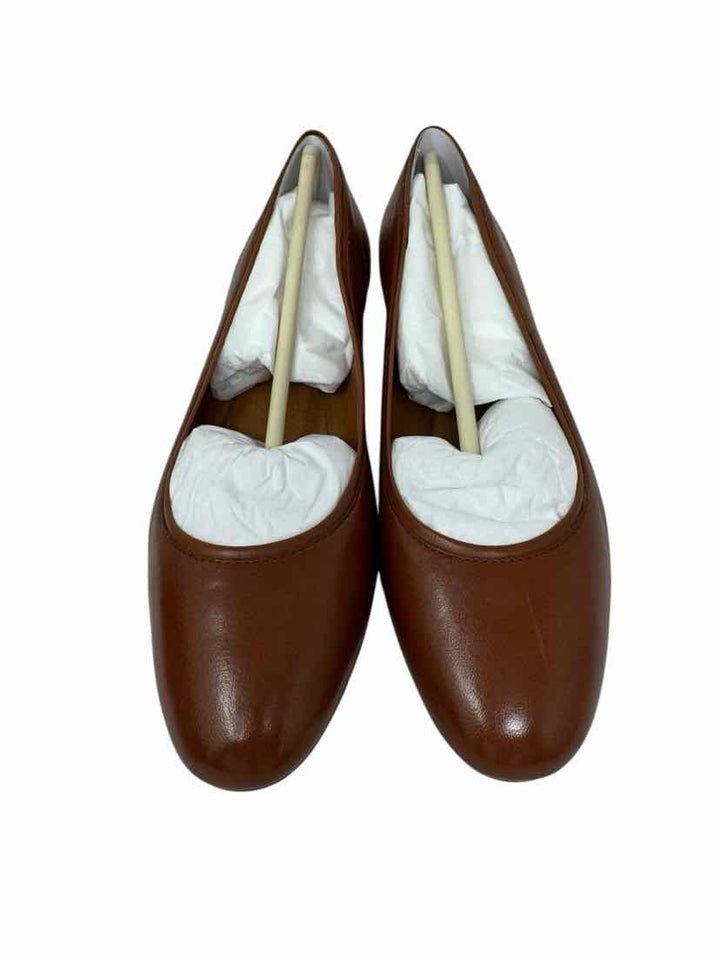 Shoe Size 8 Frye Tan Leather Flats